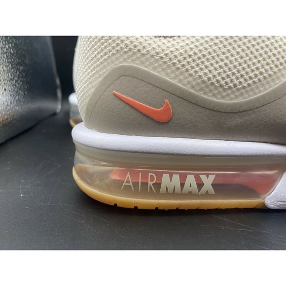 Nike Air Max Sequent 3 Athletic Shoes Cream Tan Mens 9.5 Show.New,clean,low Top